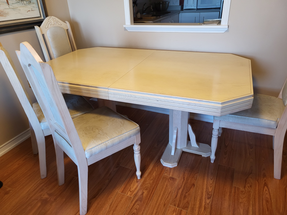 Extendable Dining Table Set with Four Chairs - photo 2
