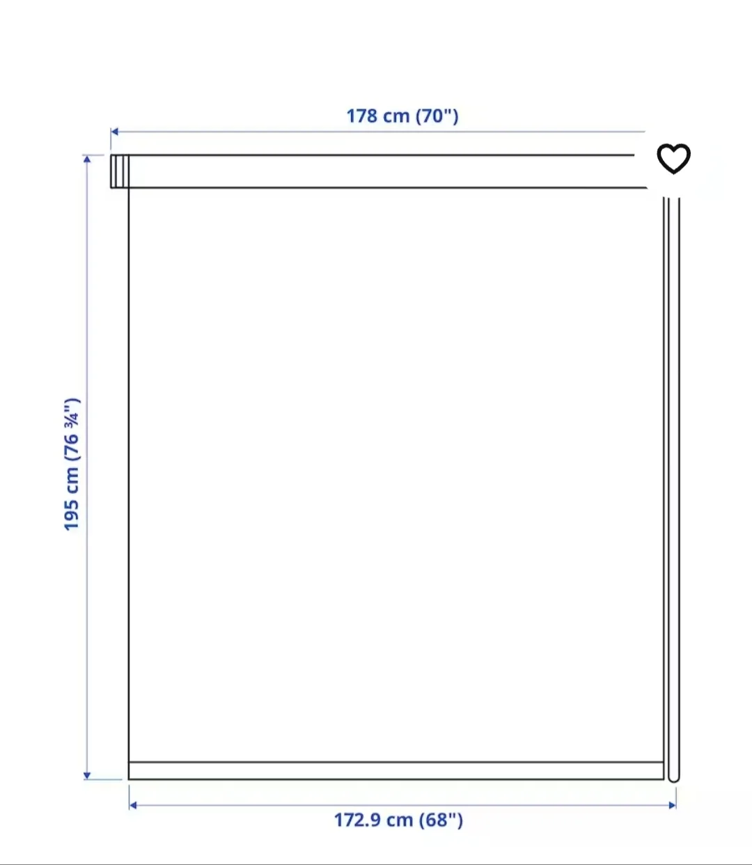 6 Brand New Blackout roller blind, blue, 157.5x195 cm Curtain image indicator(3)
