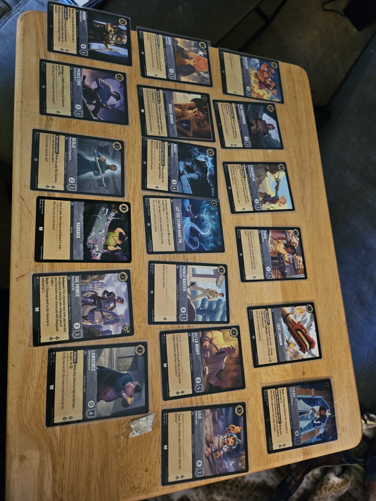 Lot of 19  Lorcana trading Cards