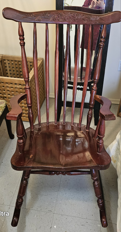 Vintage Wooden Rocking Chair