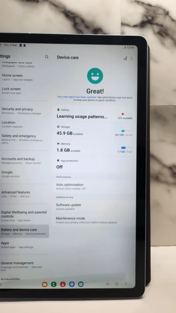 Samsung Galaxy Tab A7 Lite with S Pen and Case image indicator(6)