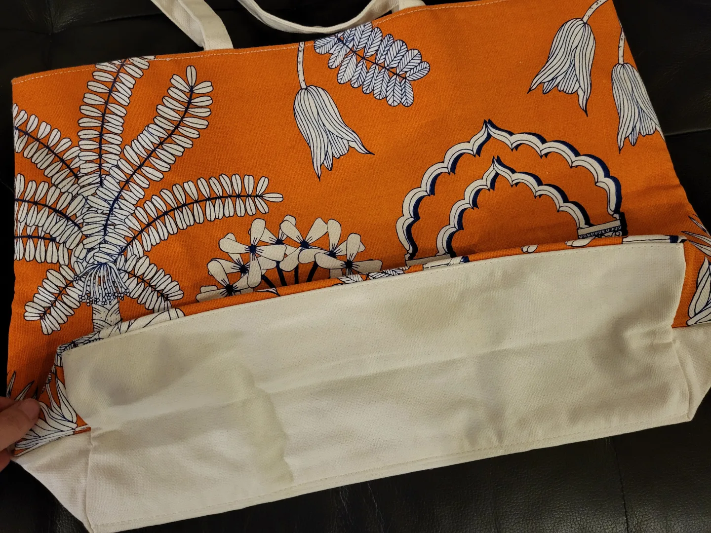 Clarins Orange Tote Bag image indicator(3)