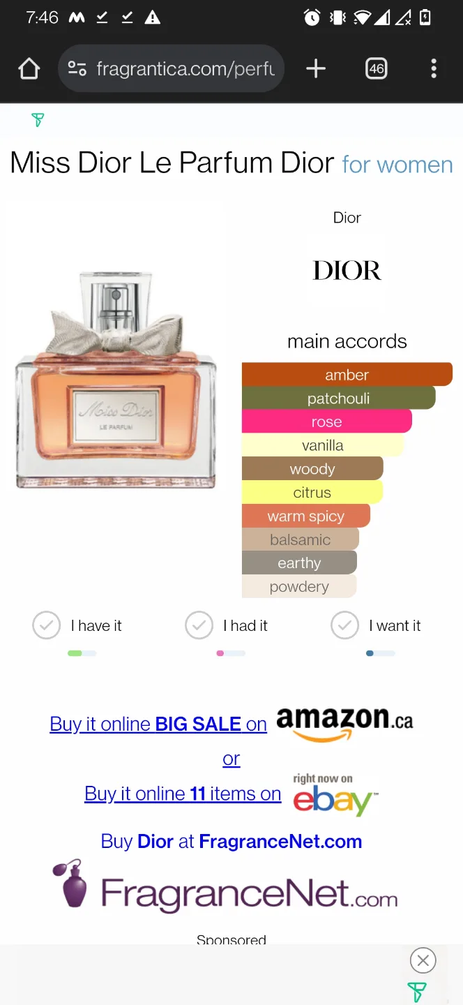 Miss Dior Le Parfum Perfume image indicator(2)