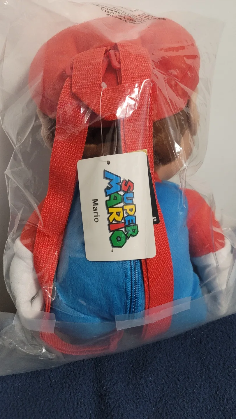 Nintendo Mario 3D 18 inch Plush Backpack image indicator(4)