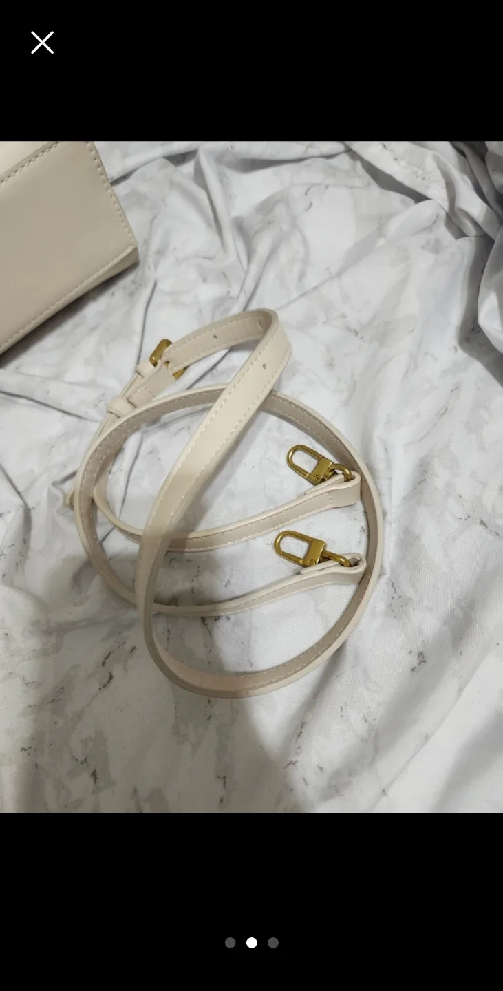 ZARA Cream-Coloured Handbag 💚 image indicator(2)