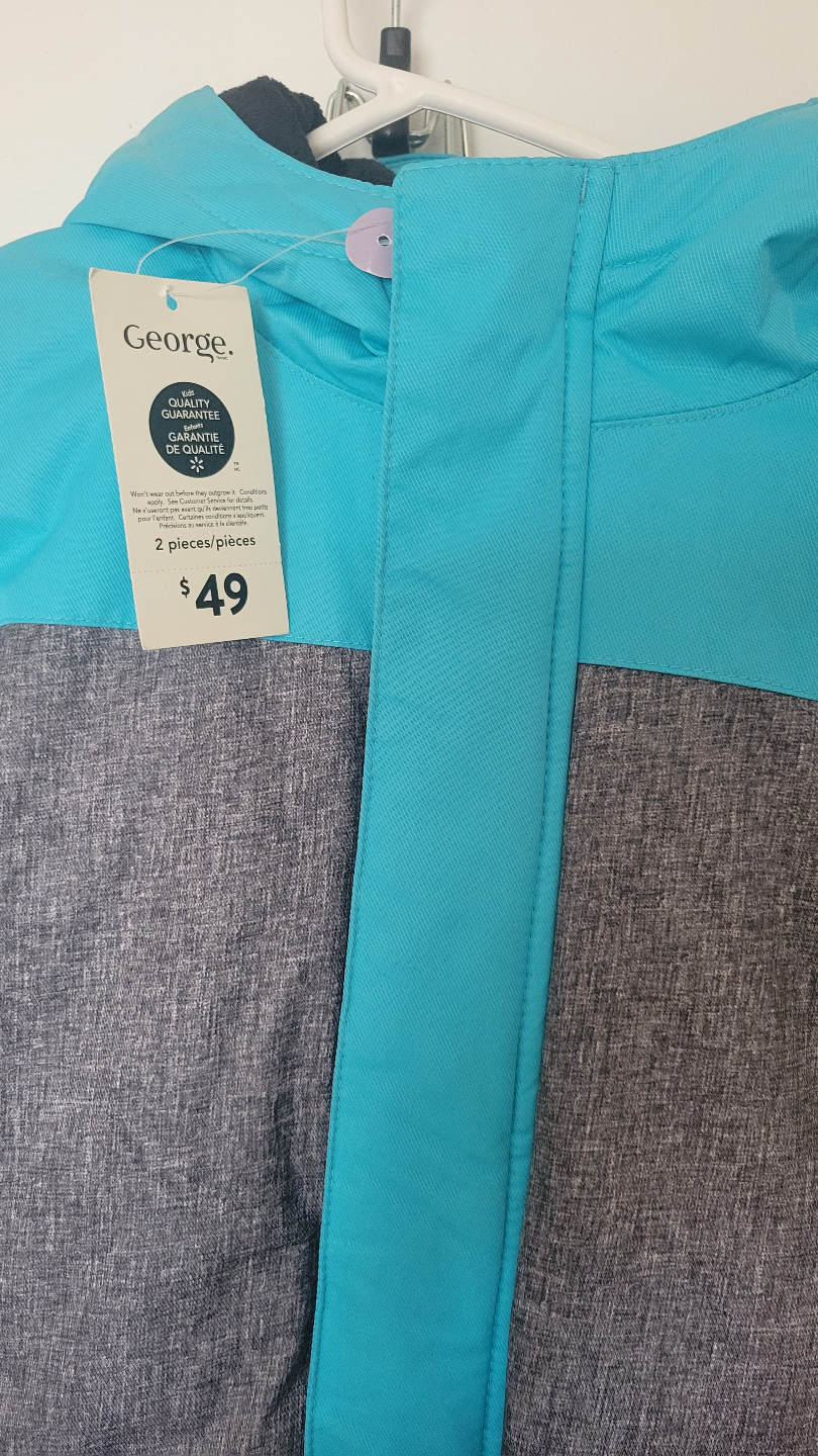George Kids' Teal & Grey Snowsuit (Size L/G) - photo 2