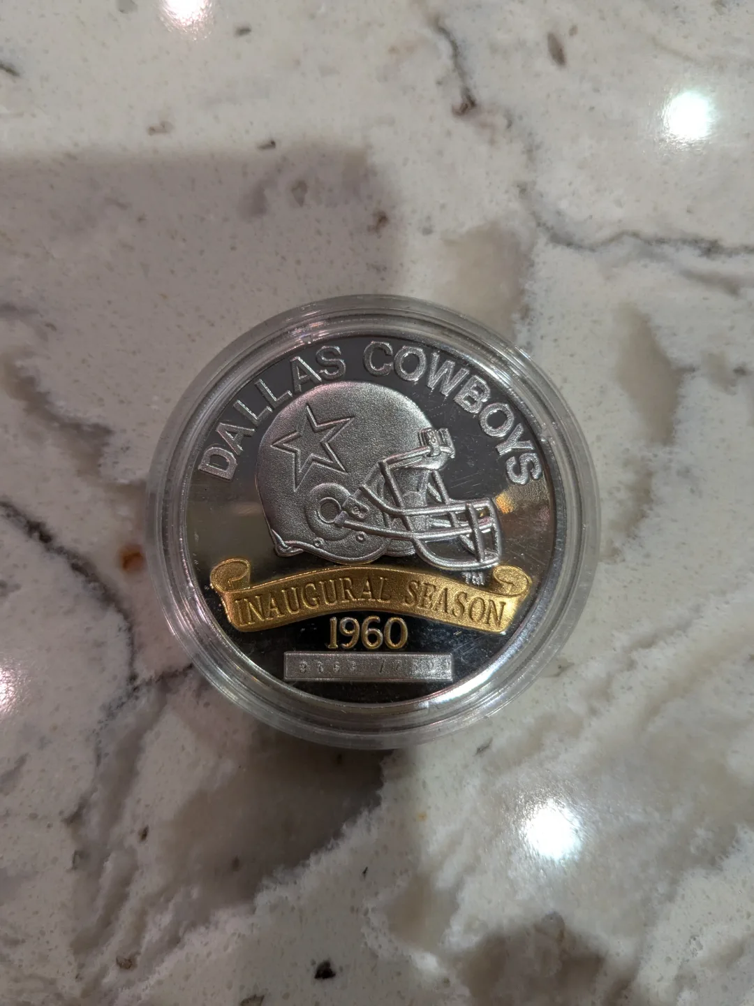 Dallas Cowboys Inaugural Season 1960 Collectible Coin image indicator(2)