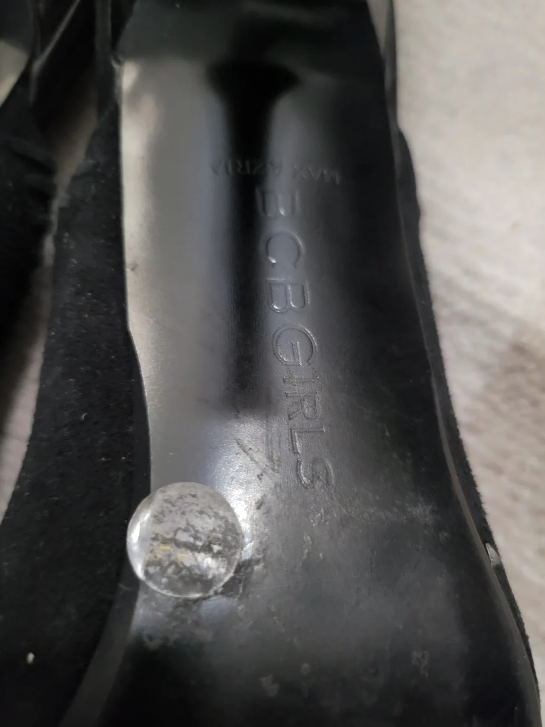 BCBG Max Azria Black Suede Pointed-Toe Mules image indicator(6)