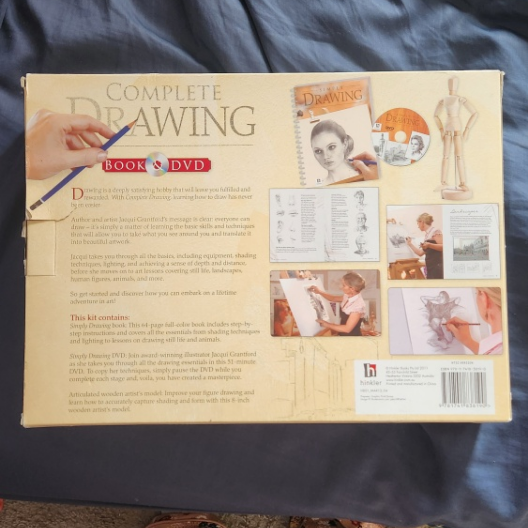 Complete Drawing Book & DVD with Wooden Artist's Model - photo 2