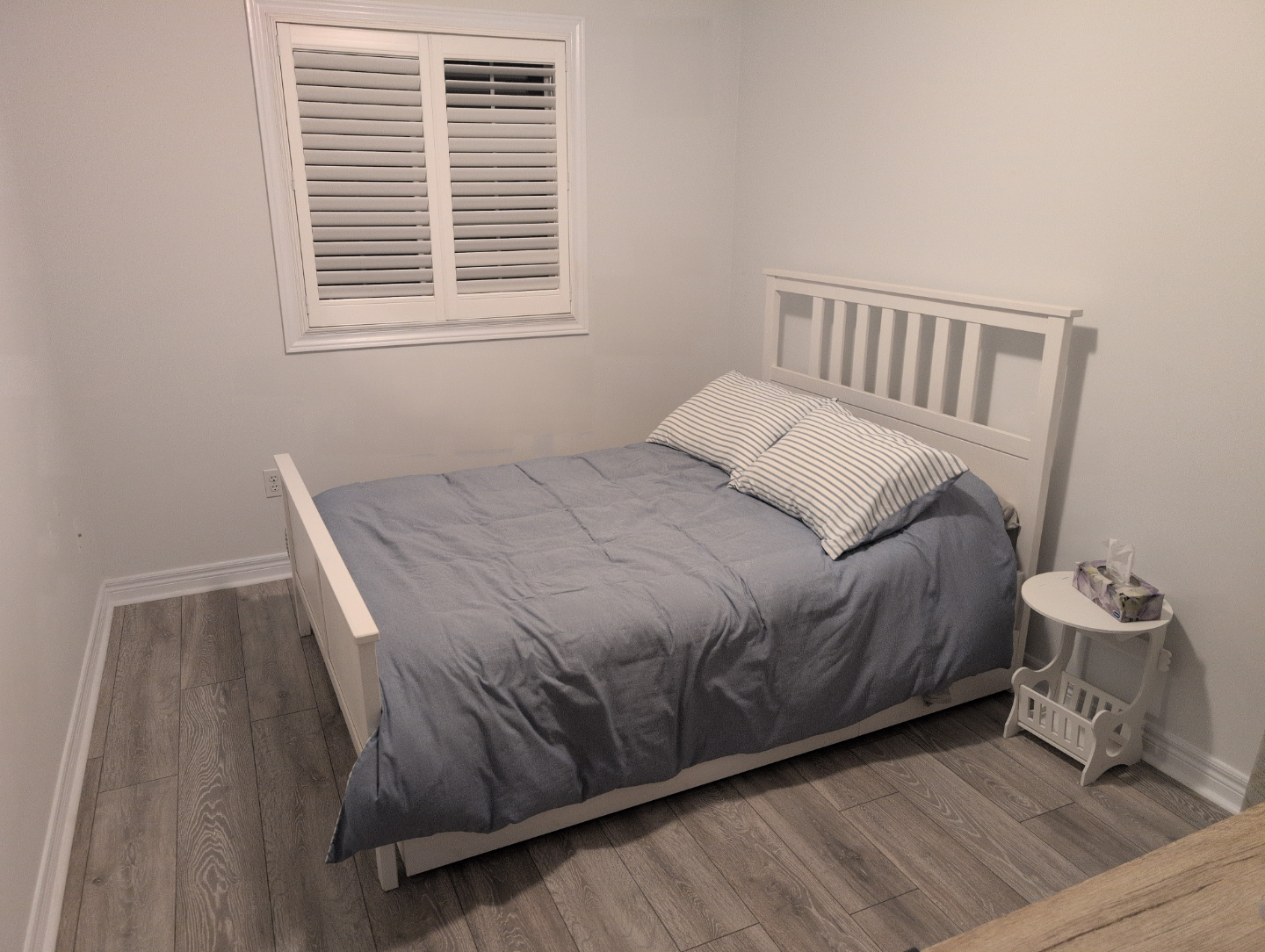 IKEA MALM White Double Bed Frame with Storage