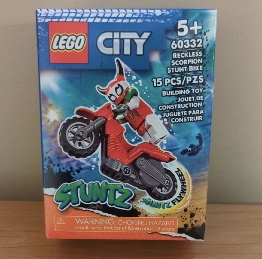 LEGO City Reckless Scorpion Stunt Bike 60332
