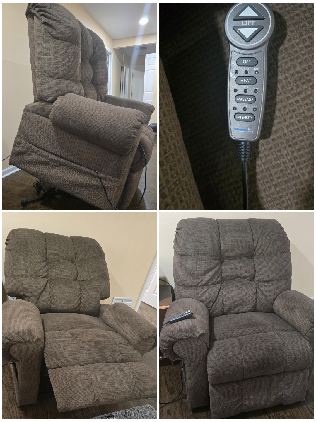 Power Lift Recliner with Massage and Heat