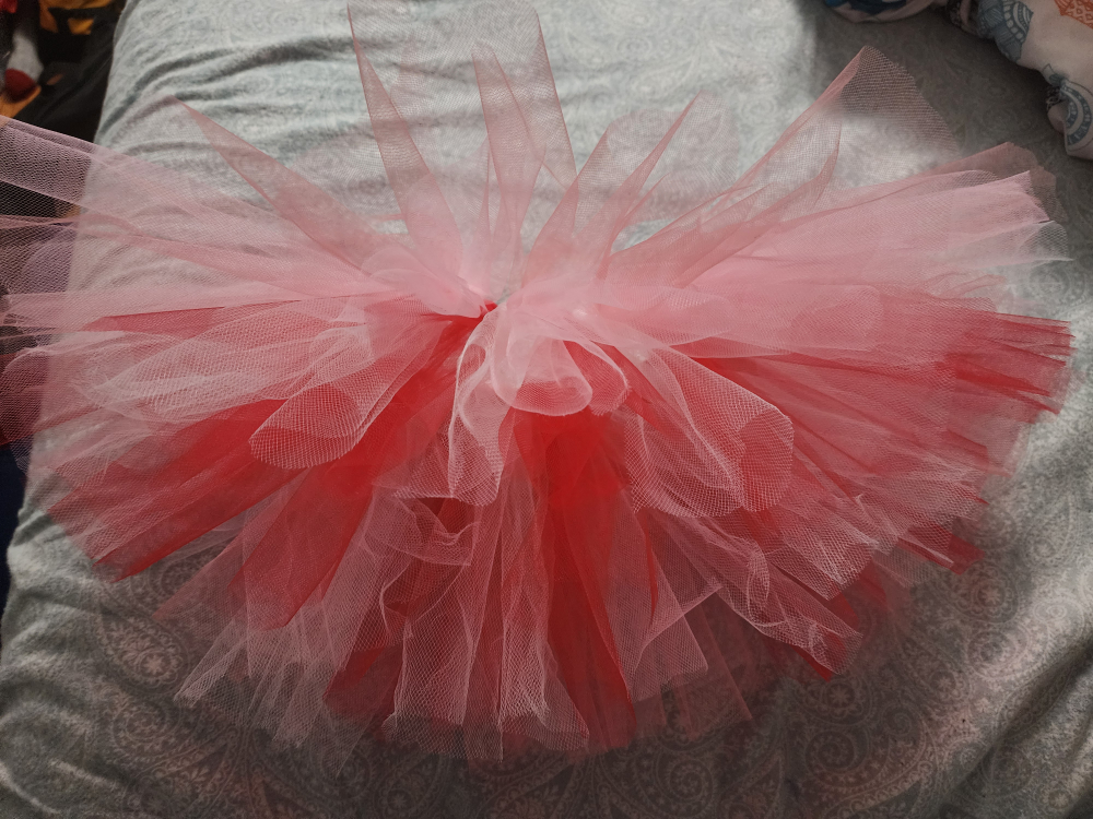 Pink and Red Tulle Tutu Skirt - photo 3