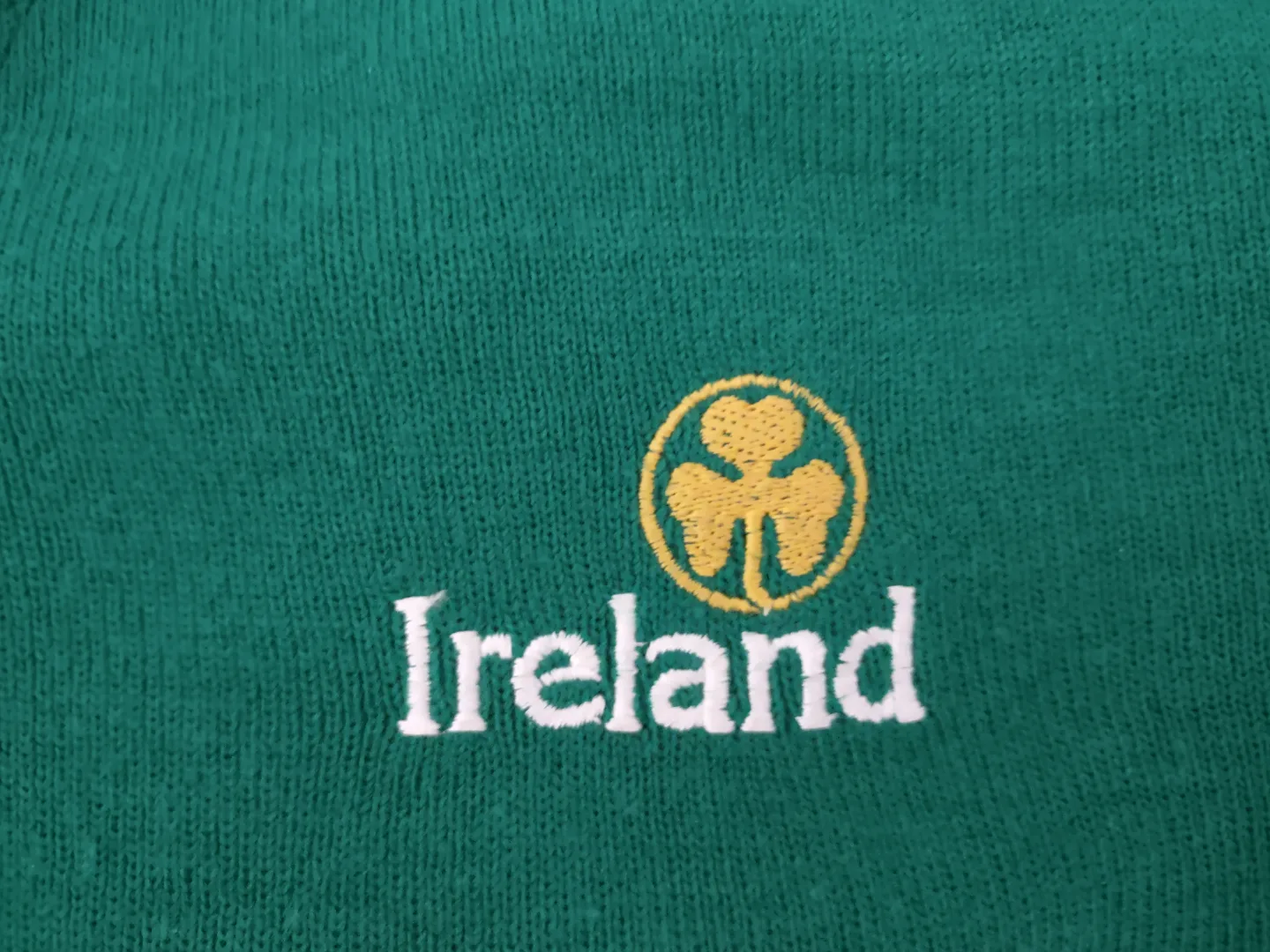 Vintage Ireland Traditional Craft V-Neck Sweater image indicator(7)