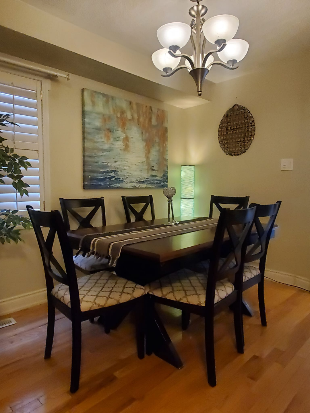 Real Hardwood Dining Table