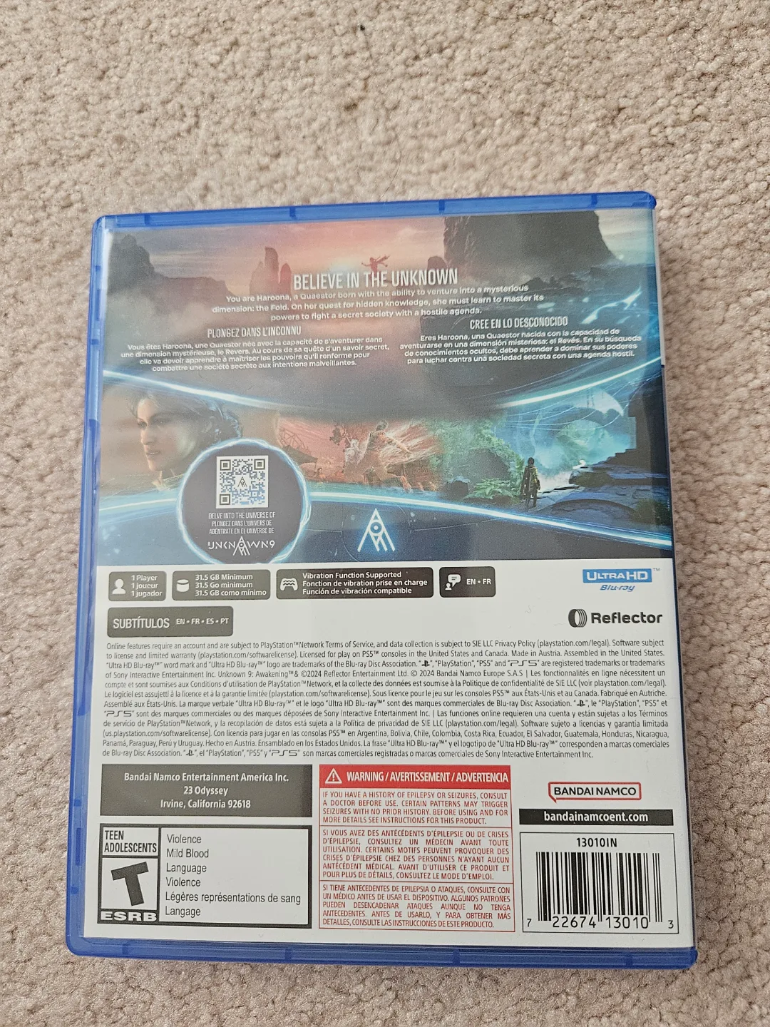 NEW PS5 game for sale Unknown 9 Awakening image indicator(3)