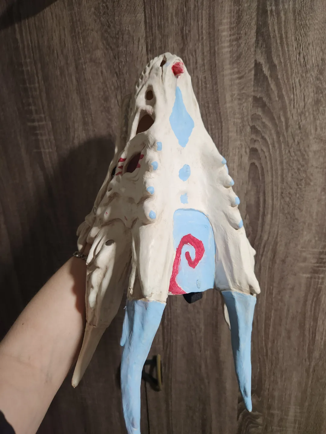 Hand-painted Dragon Skull Mask image indicator(3)