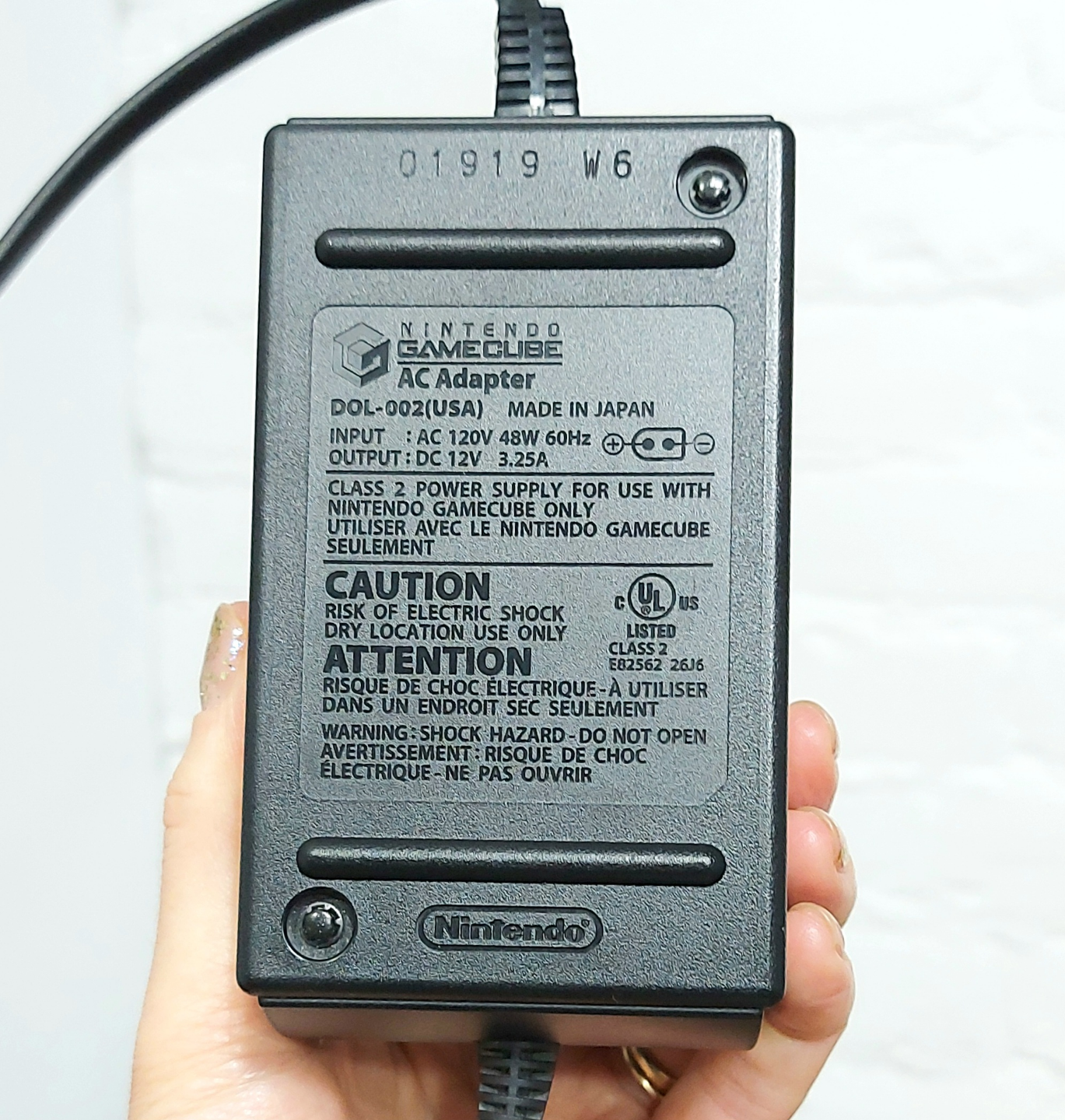 Nintendo Gamecube AC adapter original and authentic 🩷 - photo 4