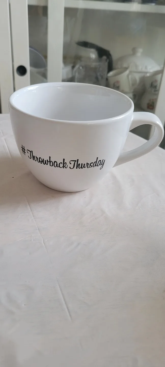 Large White #ThrowbackThursday Mug thumbnail
