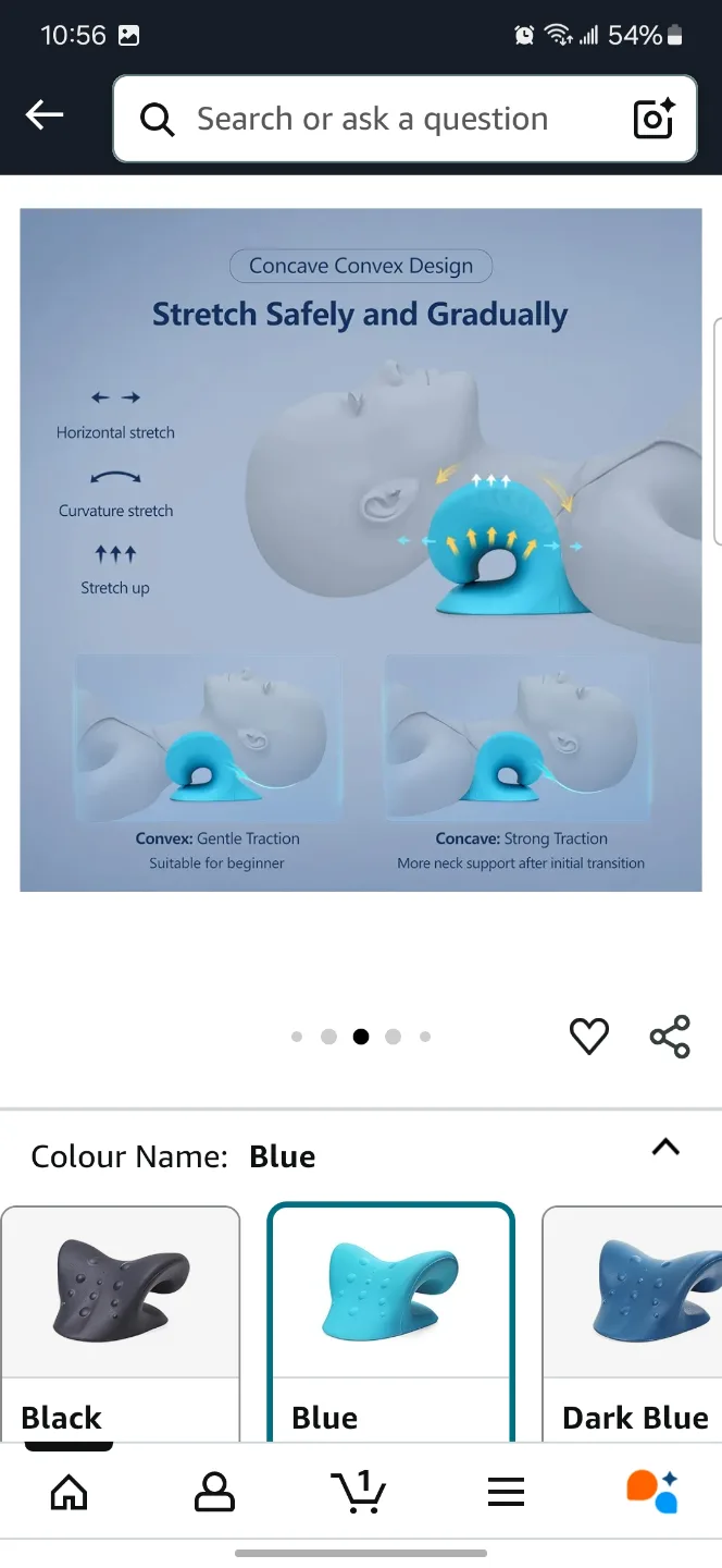 Neck Stretcher for neck pain relief image indicator(4)