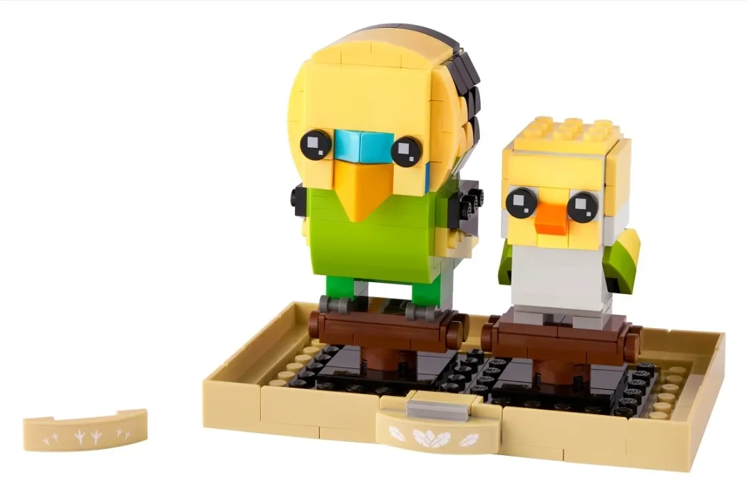 Retied LEGO BrickHeadz Pets Budgie and Chick 40443 image indicator(4)