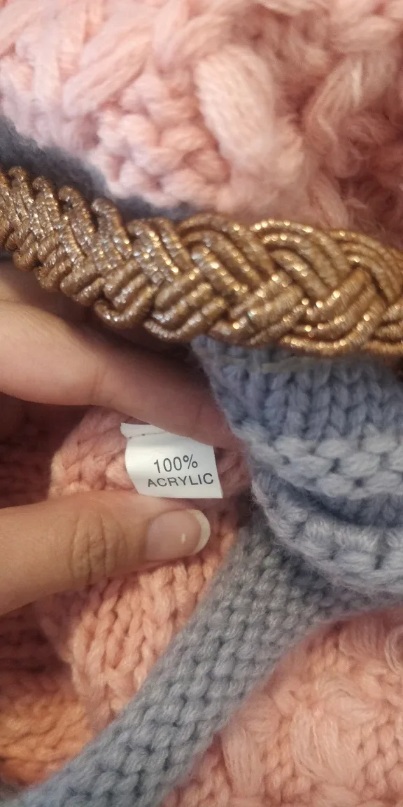 Pink Knitted Beanie with Pom Pom image indicator(3)