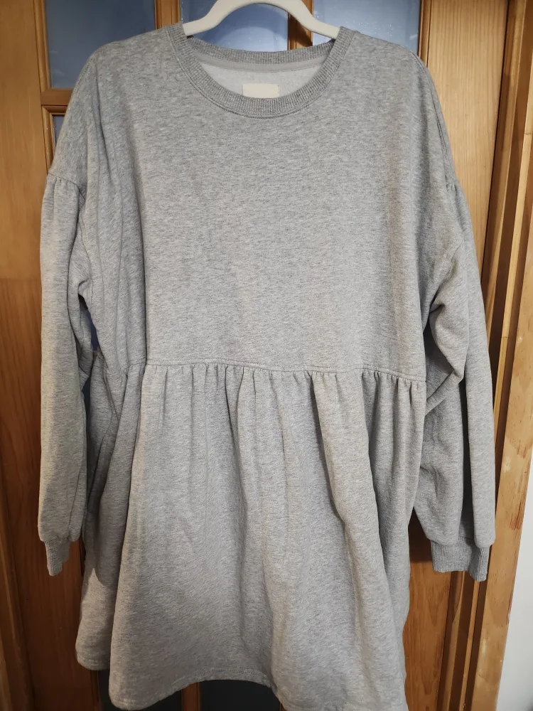 American Eagle Outfitters Grey XL Sweatshirt Dress thumbnail