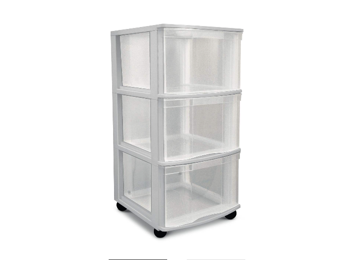 3-Drawer Rolling Storage Cart
