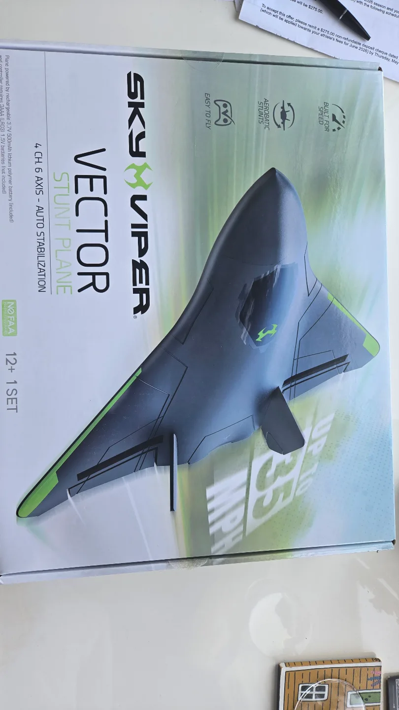 Sky Viper Vector Stunt Plane Drone - New in Box thumbnail