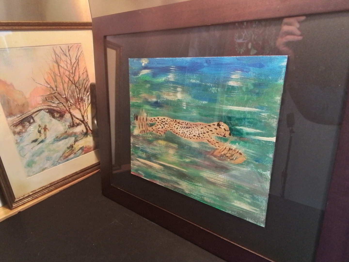 Bruckner Cheetah Abstract Painting - photo 2