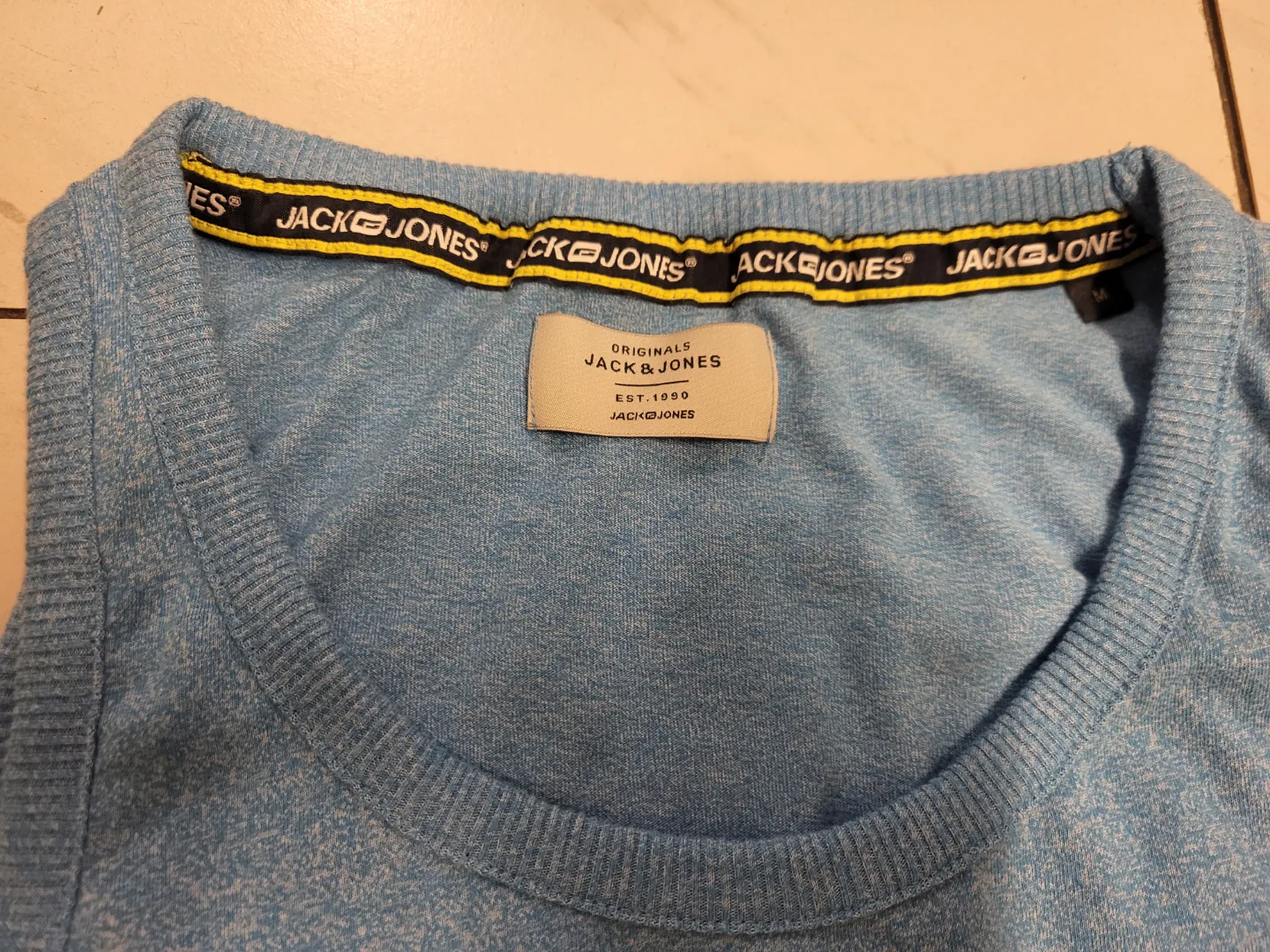 Jack & Jones Originals Men's Blue Tank Top - Size M image indicator(3)