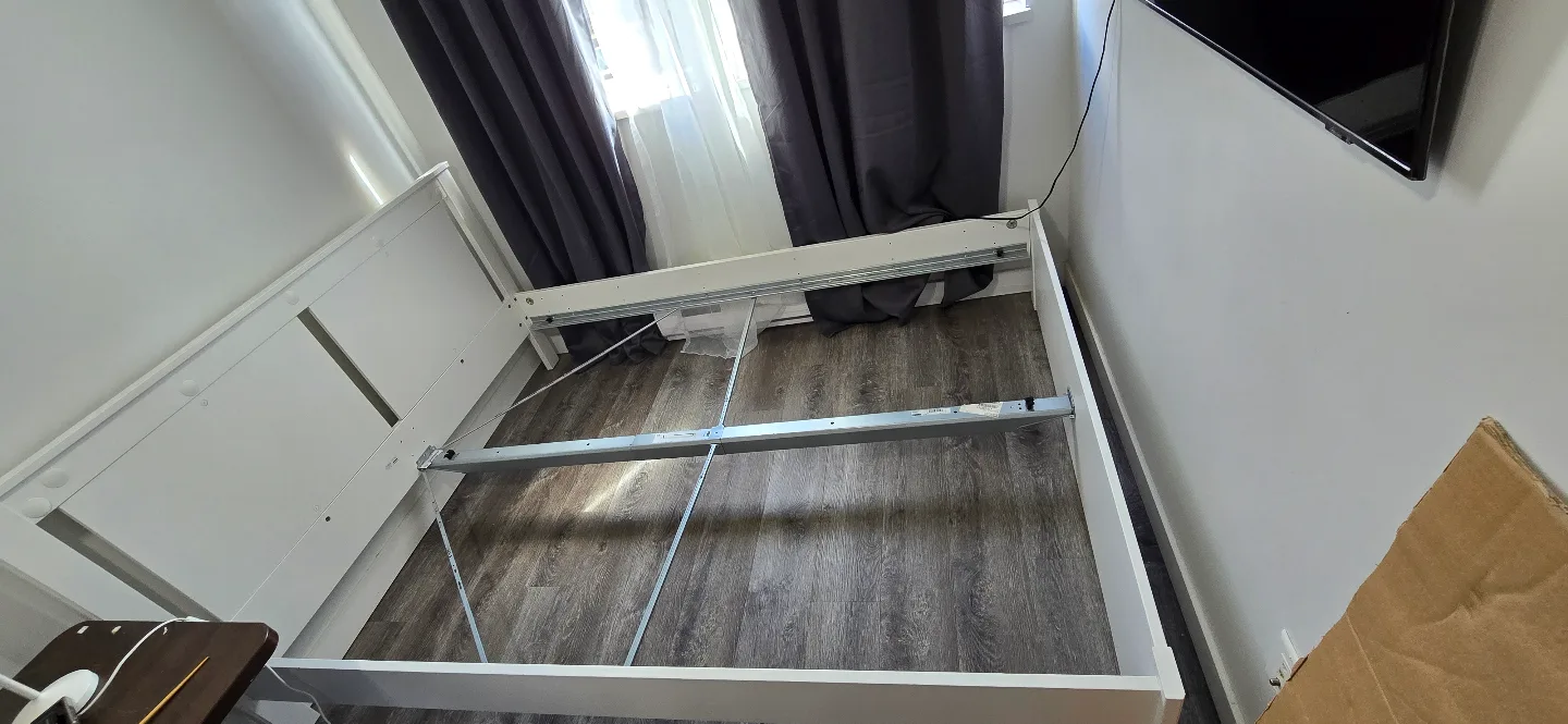 IKEA Queen Size Bed Frame, Mattress not included image indicator(10)