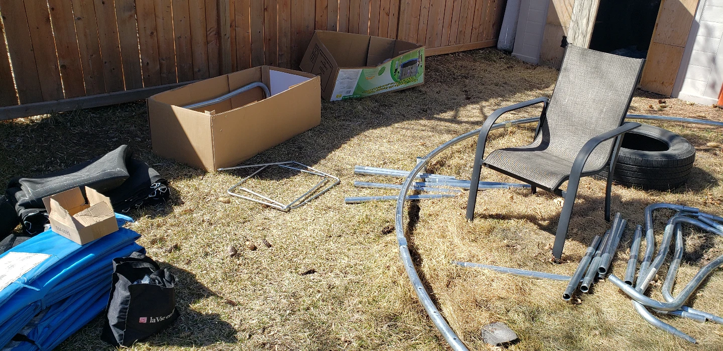 Used 12ft Skywalker Trampoline