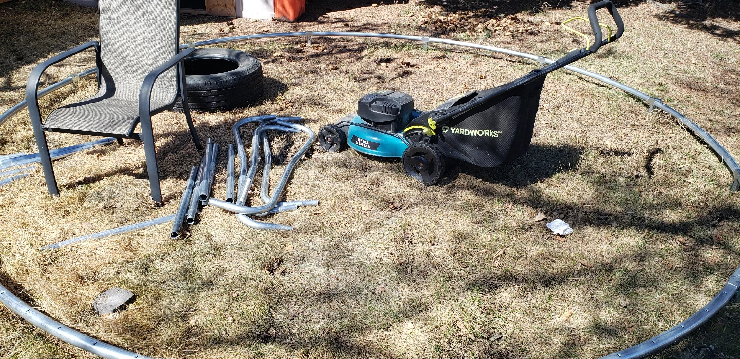 Used 12ft Skywalker Trampoline - photo 2