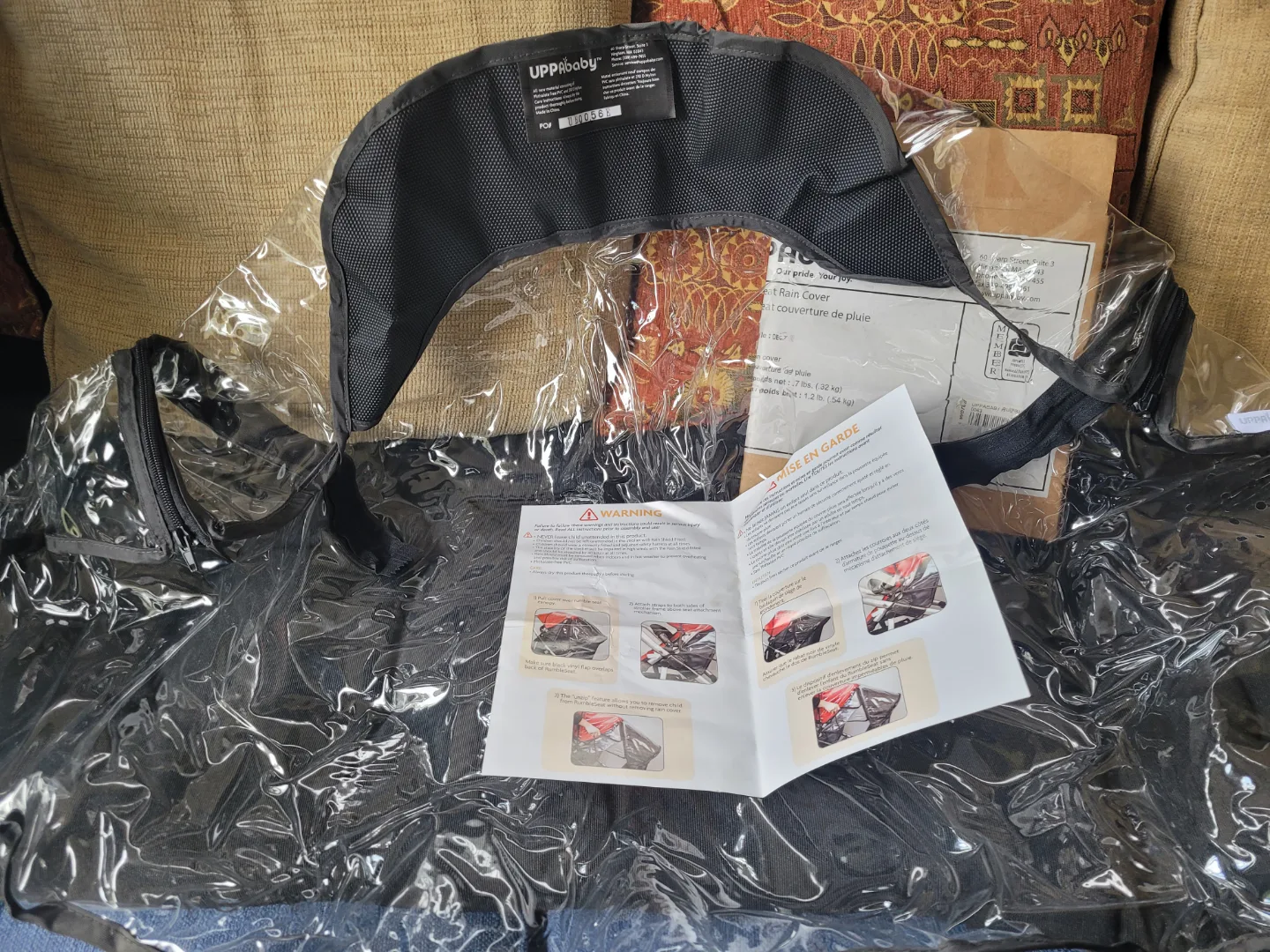 UPPAbaby Vista Rumble Seat Rain Cover image indicator(5)