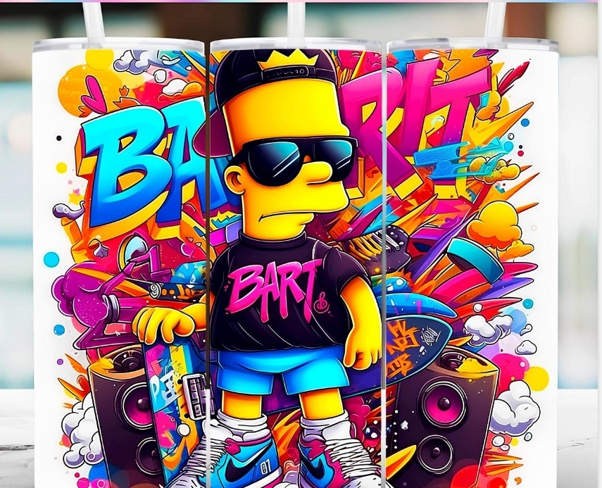 Bart Simpson Graffiti 20oz Tumblers