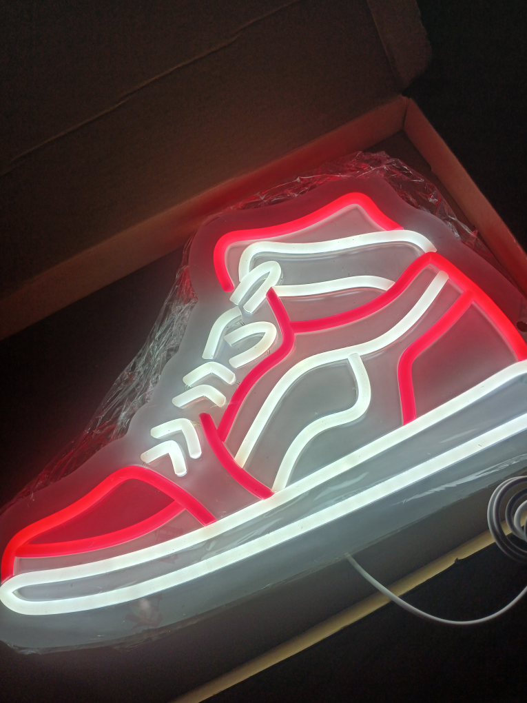 Neon Sneaker Sign