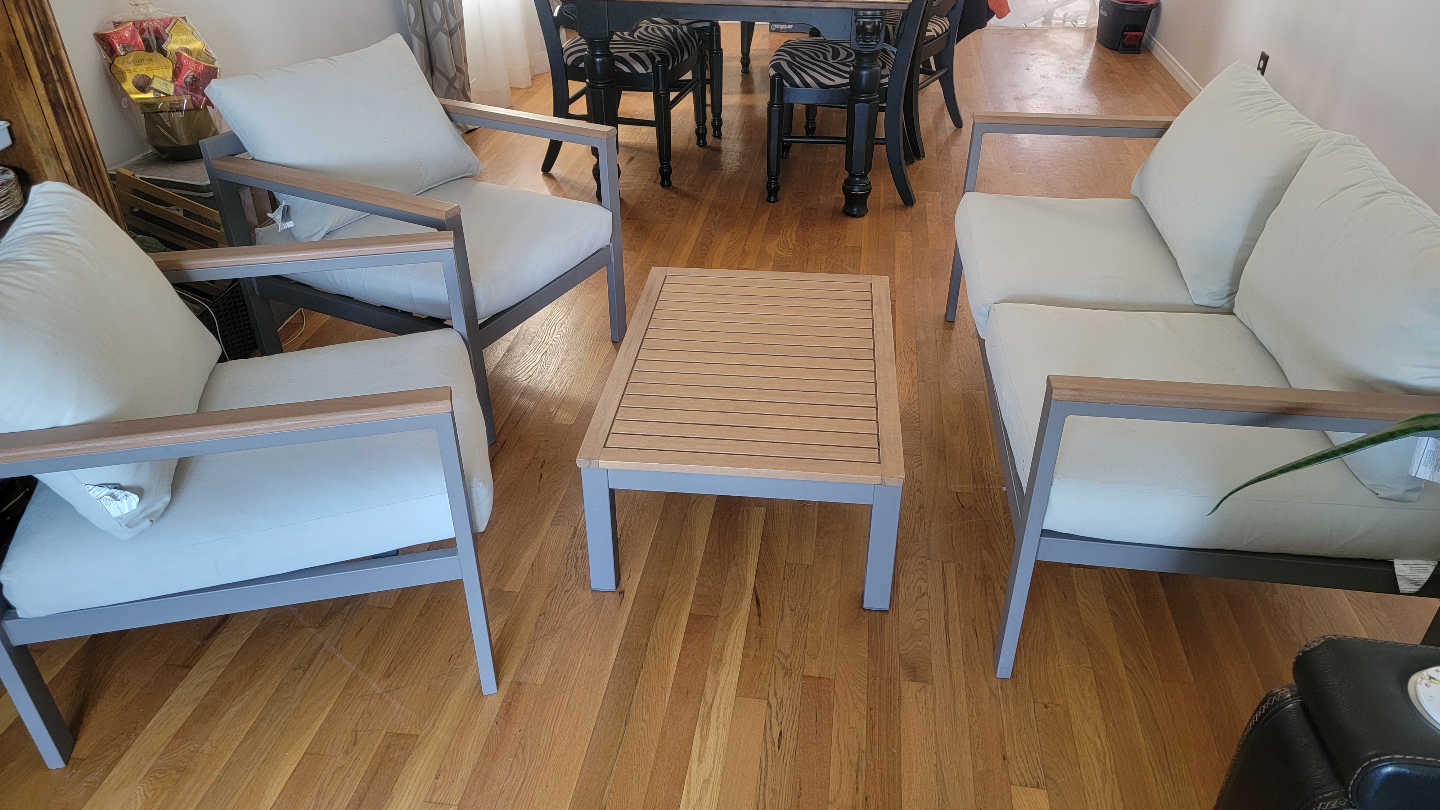 Patio Conversation Set - 2 Chairs, Loveseat & Coffee Table