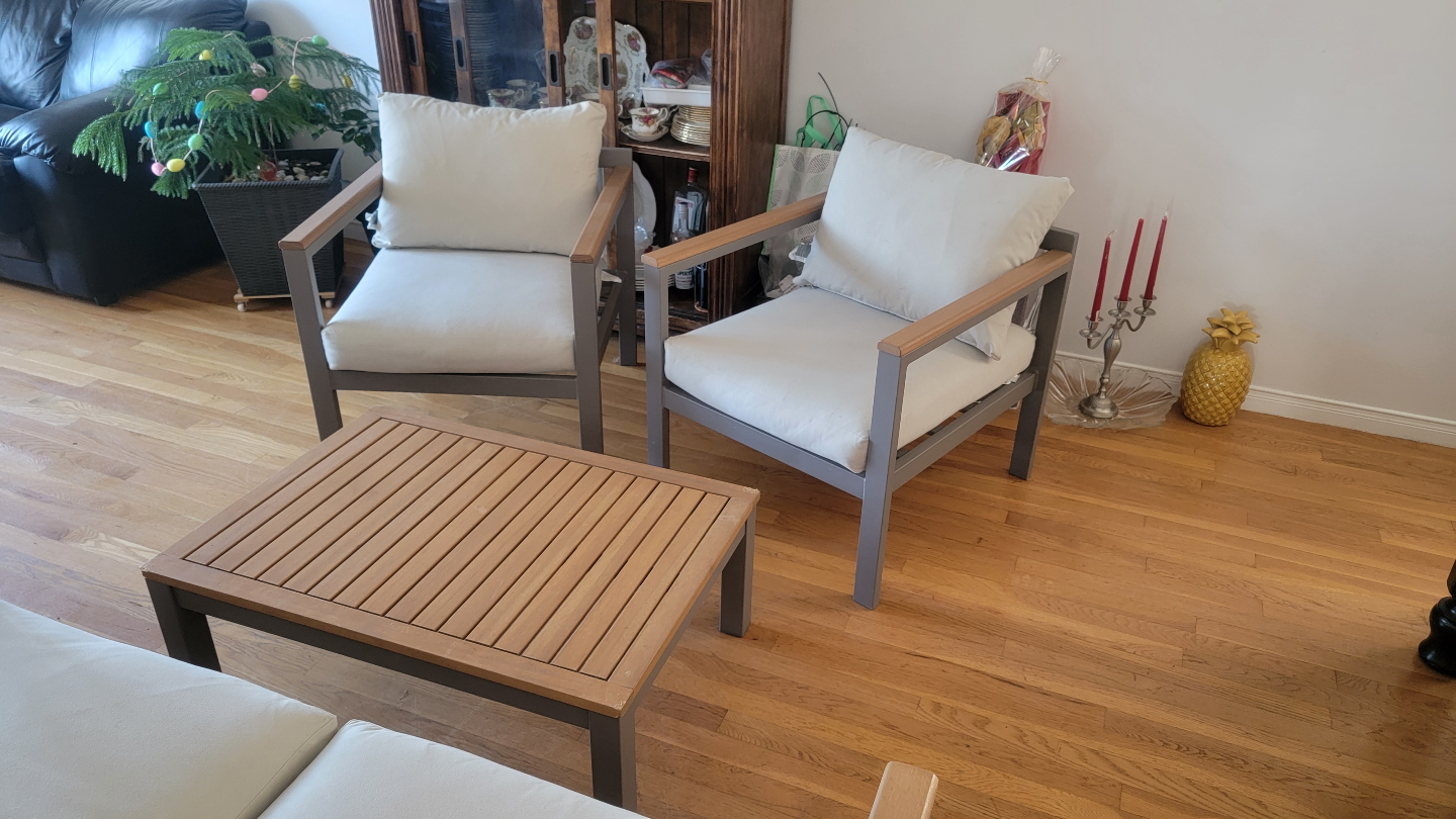 Patio Conversation Set - 2 Chairs, Loveseat & Coffee Table - photo 2