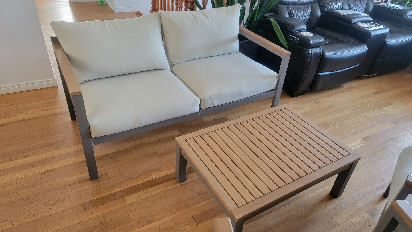 Patio Conversation Set - 2 Chairs, Loveseat & Coffee Table - photo 3