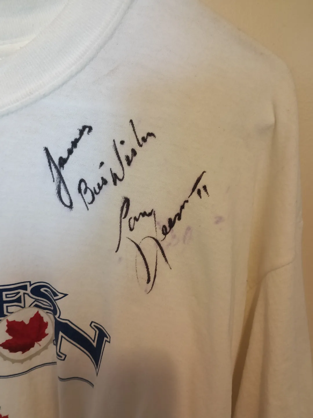 Autographed Toronto Maple Leafs T-Shirt image indicator(3)
