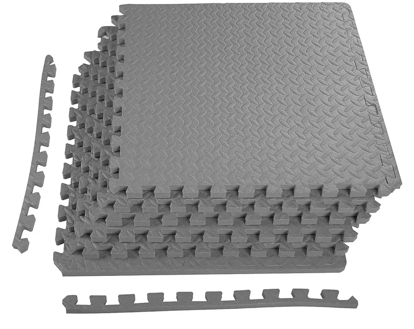24 BalanceFrom Interlocking EVA Foam Exercise Mats - Grey image indicator(2)