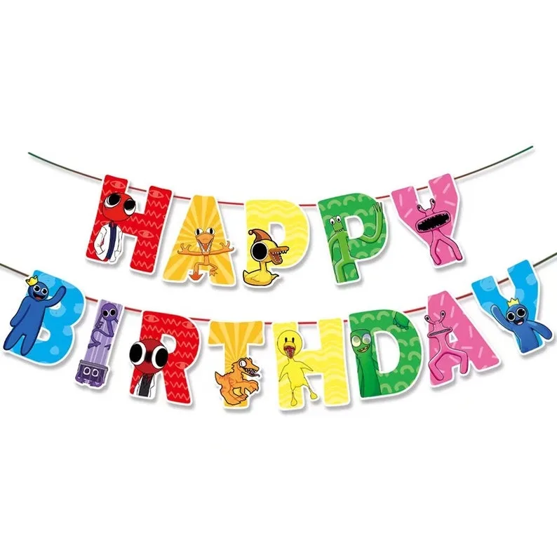 Rainbow Friends Birthday Party Decorations image indicator(3)