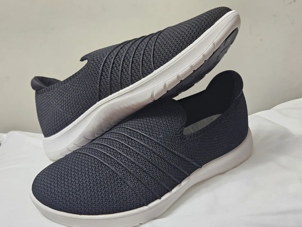 Adella Step Women's Slip-On Knit Sneakers - Size US 8 W thumbnail