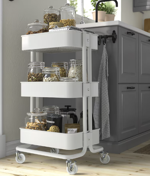 Moving Out Sale‼️ IKEA Raskog 3-Tier Utility Cart - White - photo 3