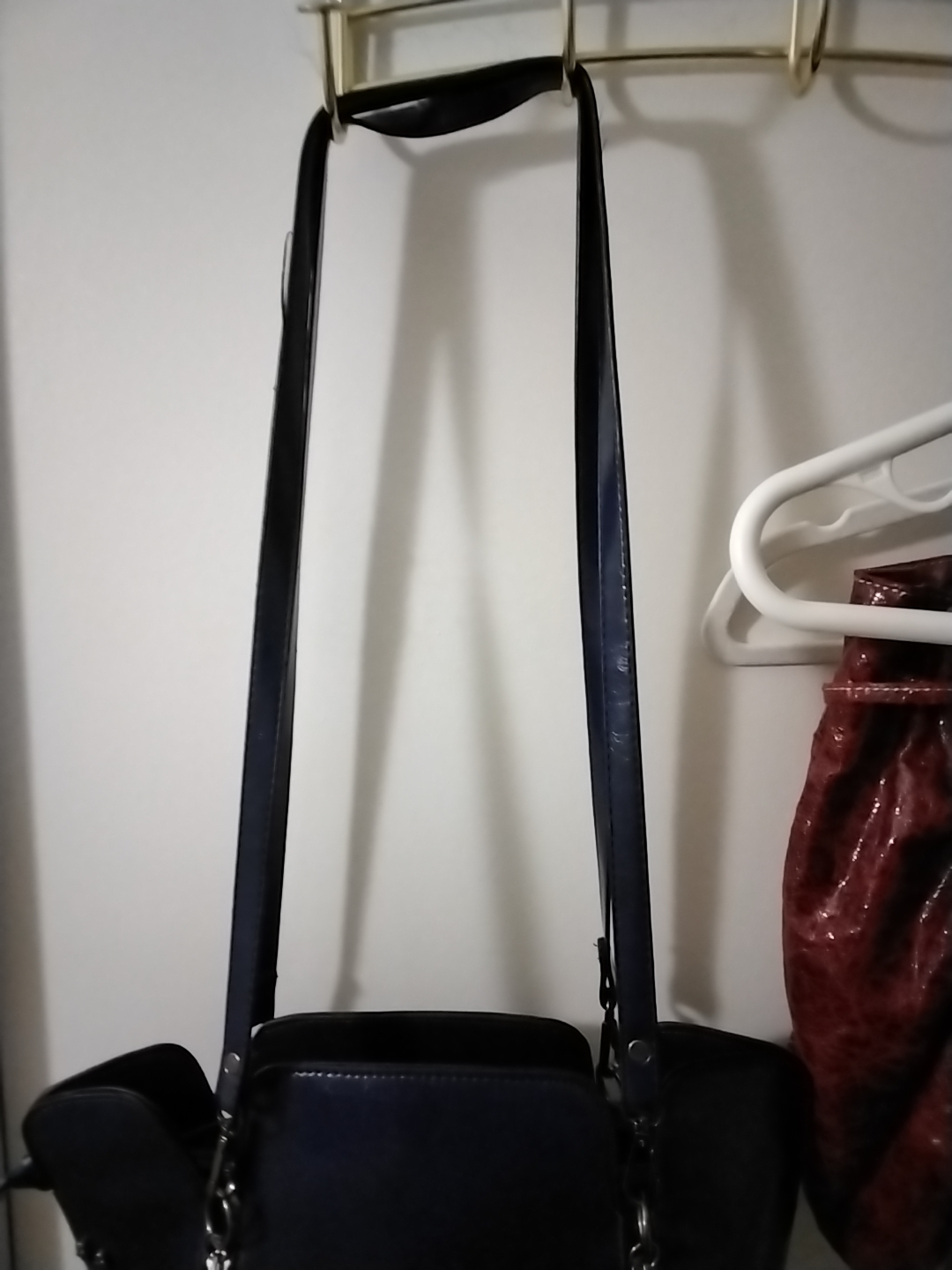 Dark Blue Skull Studded Handbag - photo 5