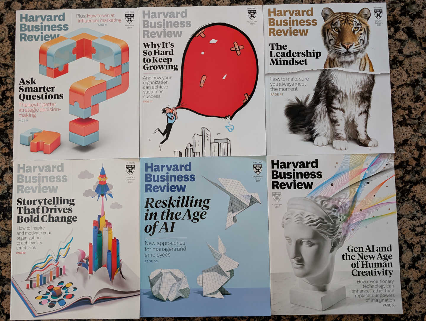 Collection of Harvard Business Review Magazines 💚 - photo 2