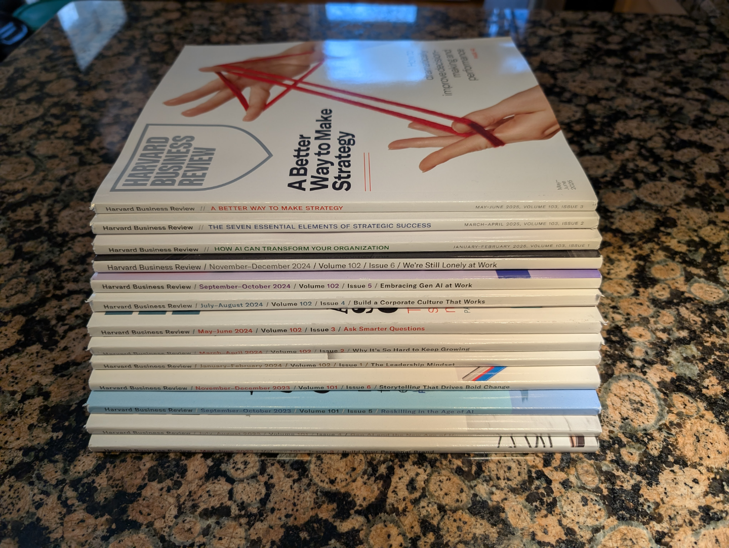 Collection of Harvard Business Review Magazines 💚 - photo 3