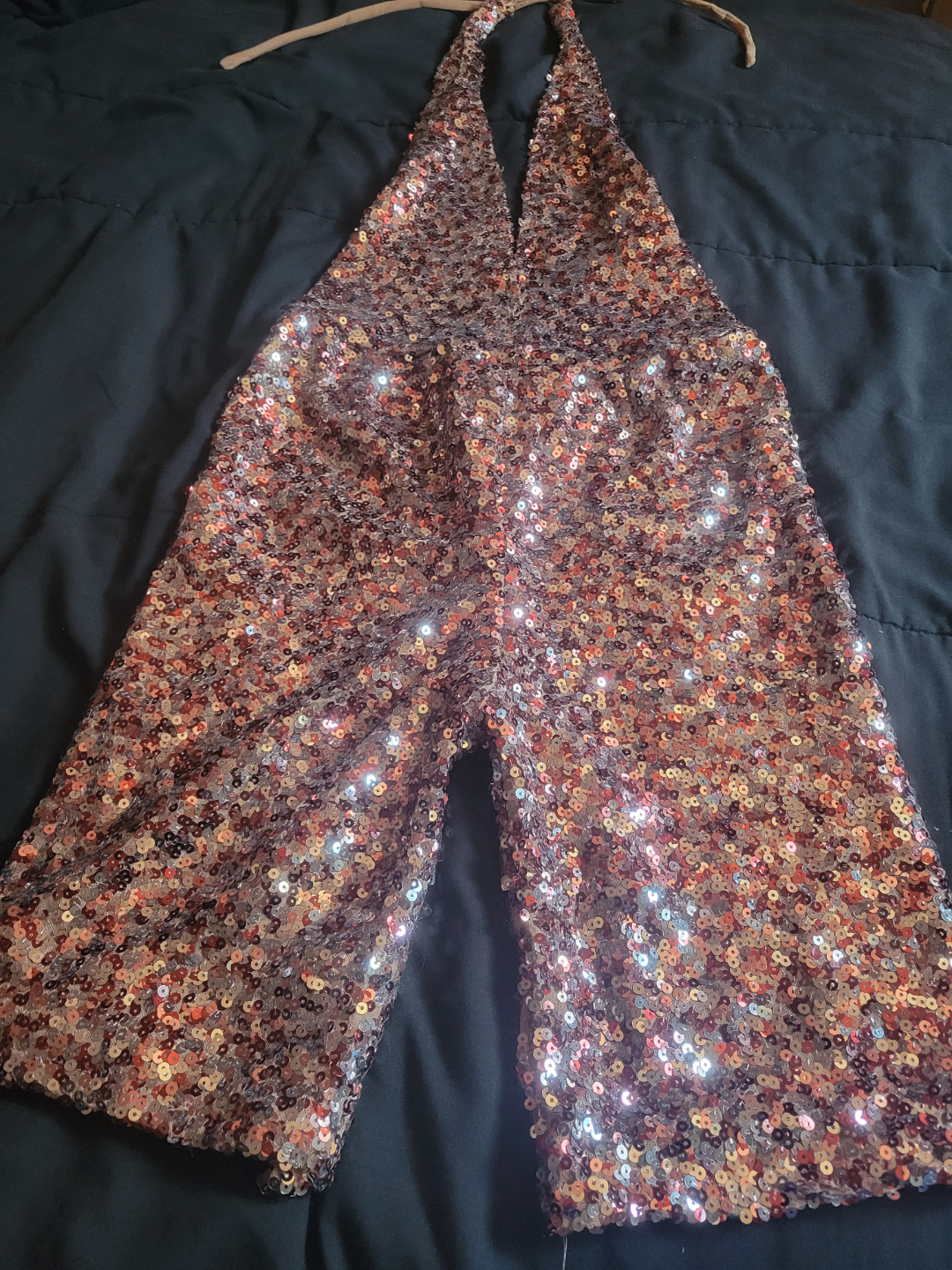 Stunning Sequin Halter Jumpsuit - photo 2