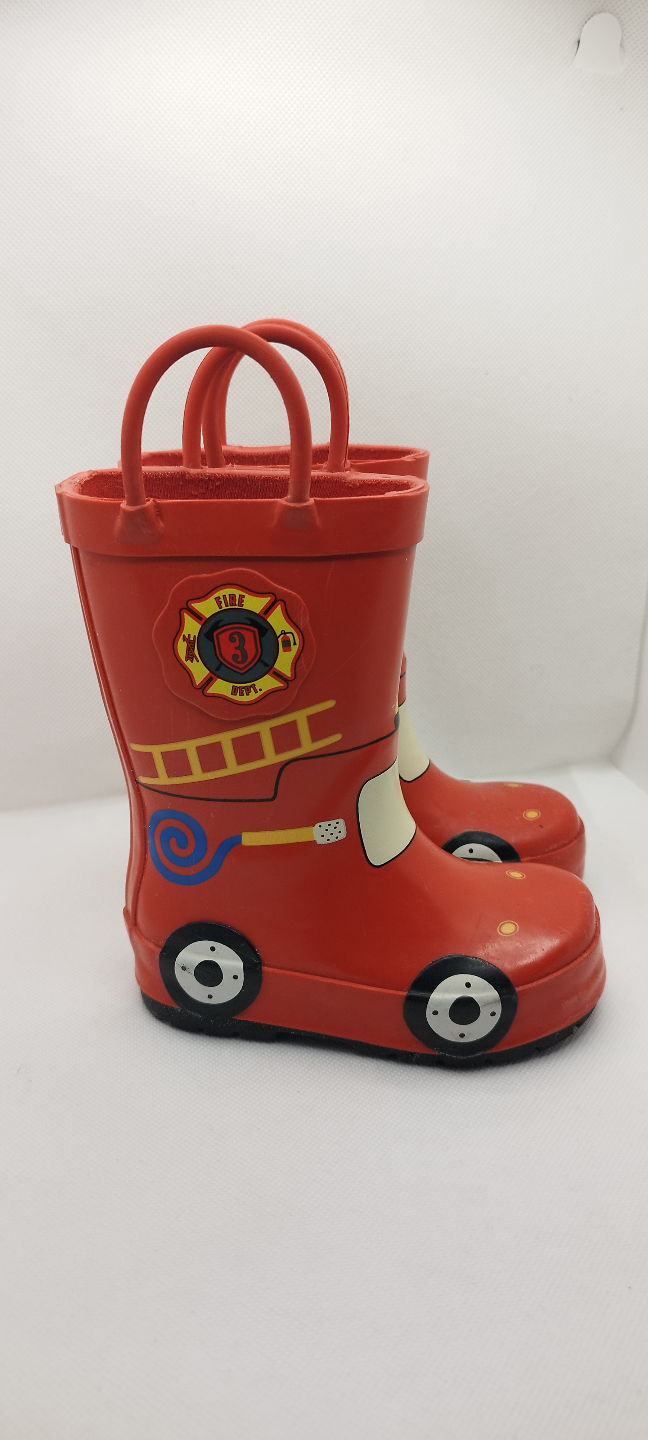 Toddler Rain Boots Firetruck - Size 5 - photo 2